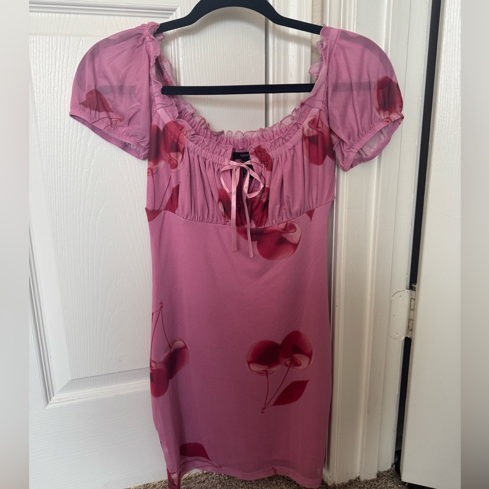 Forever 21 Pink Ruffled Dress